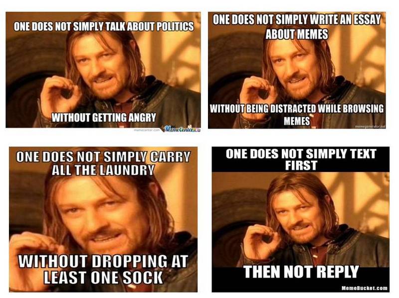 Another example and type of content image meme (One does not simply do